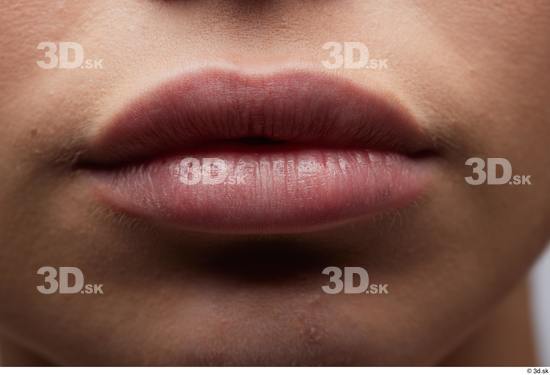 Face Mouth Skin Woman White Slim Studio photo references