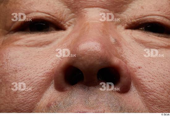 Face Nose Skin Man Asian Overweight Wrinkles Studio photo references