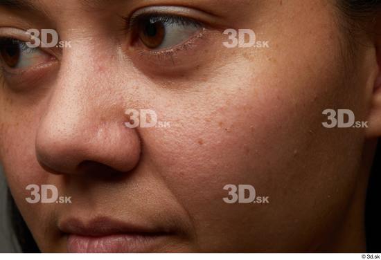 Eye Face Mouth Nose Cheek Skin Woman Slim Studio photo references