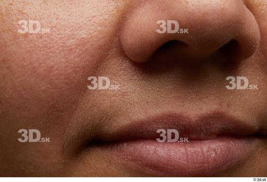 Face Mouth Nose Cheek Skin Woman Slim Studio photo references