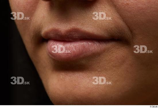 Face Mouth Skin Woman Slim Studio photo references