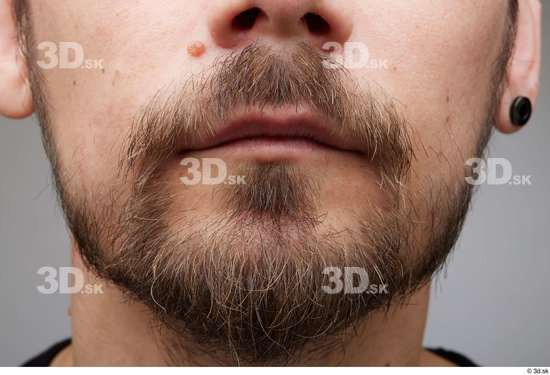 Face Mouth Cheek Skin Man White Slim Studio photo references