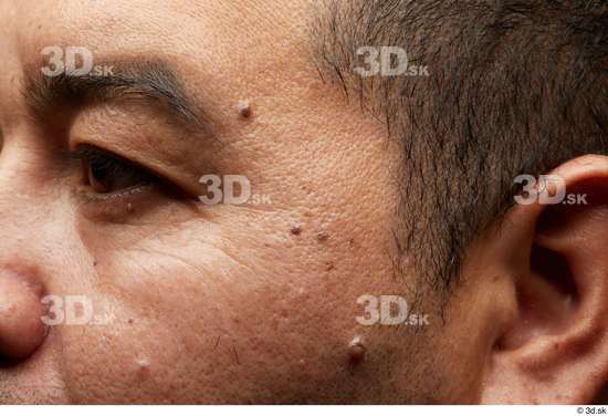 Eye Face Cheek Ear Hair Skin Man Overweight Wrinkles Studio photo references