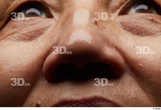 Face Nose Skin Woman Asian Chubby Wrinkles Studio photo references