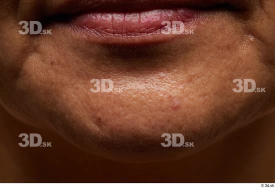 Face Mouth Skin Woman Asian Chubby Wrinkles Studio photo references