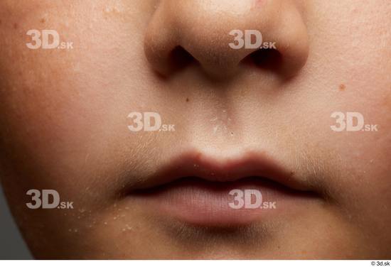 Face Mouth Nose Cheek Skin Man White Slim Studio photo references