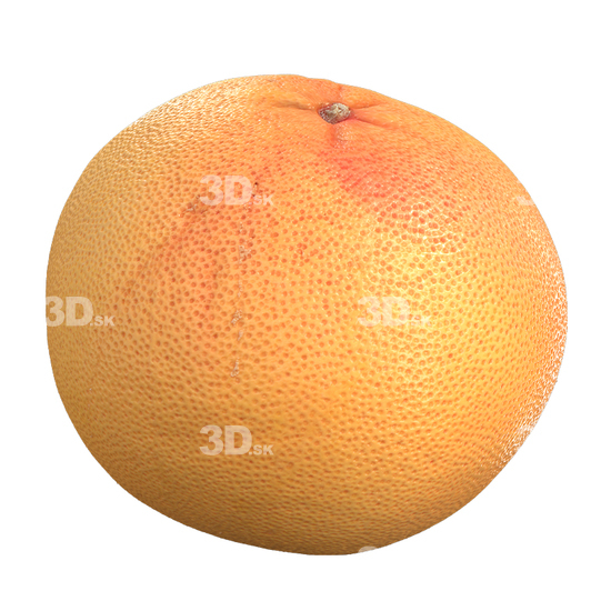 Food Grapefruit 3D Scan