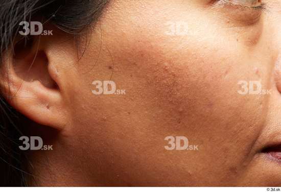 Face Cheek Ear Skin Woman Slim Studio photo references