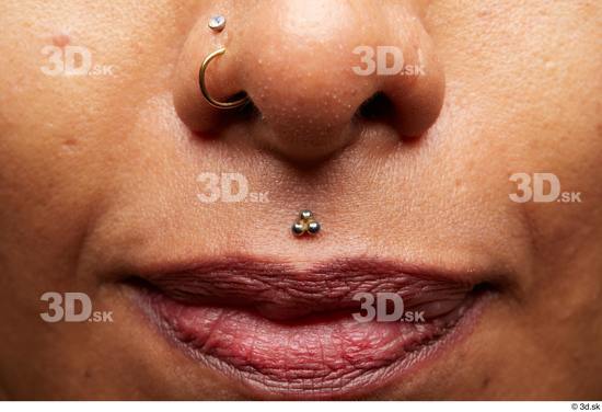 Face Mouth Nose Cheek Skin Woman Slim Studio photo references