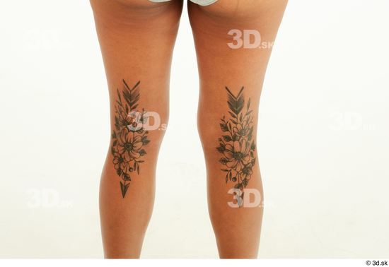 Leg Woman Tattoo Slim Street photo references