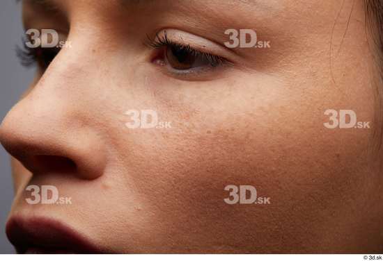 Eye Face Nose Cheek Skin Woman White Slim Studio photo references