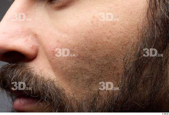 Face Nose Cheek Skin Man White Slim Studio photo references