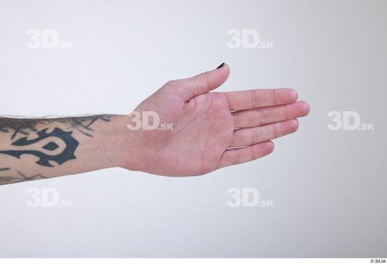 Hand Man White Tattoo Casual Slim Street photo references