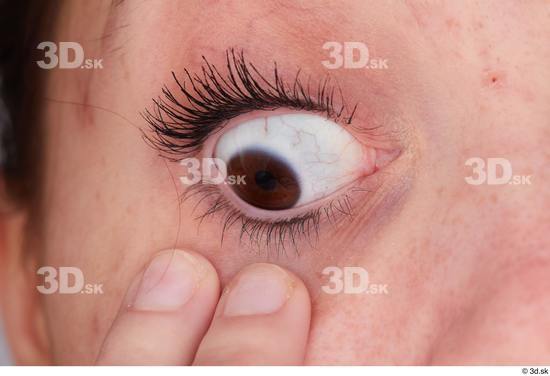 Eye Skin Woman White Slim Studio photo references