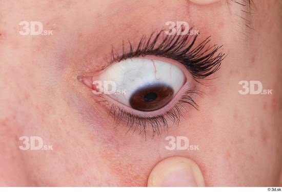 Eye Skin Woman White Slim Studio photo references