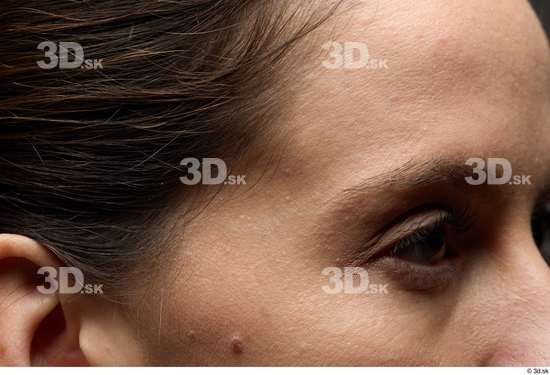 Face Woman White Slim Face Skin Textures