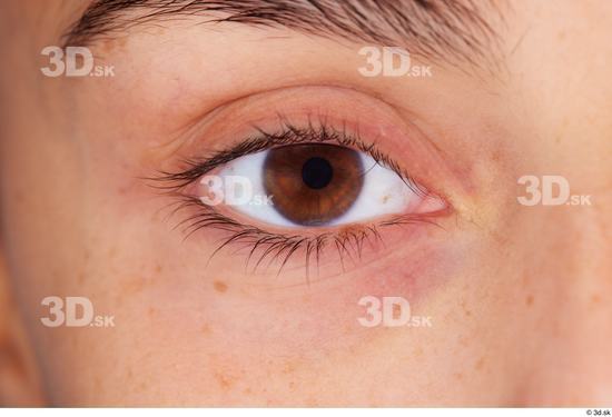 Eye Skin Woman White Slim Studio photo references