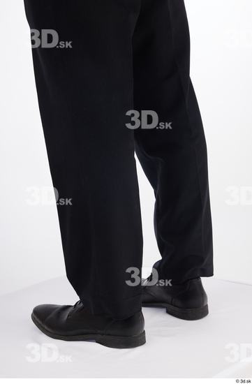 Leg Man White Formal Shoes Pants Slim Studio photo references