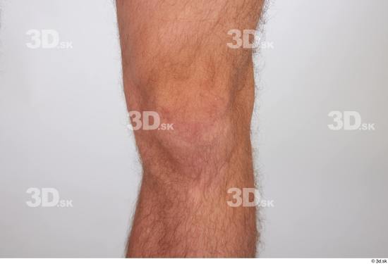 Knee Man White Slim Studio photo references