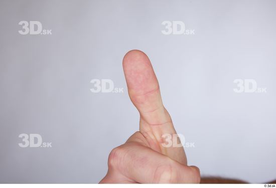 Fingers Man White Slim Studio photo references