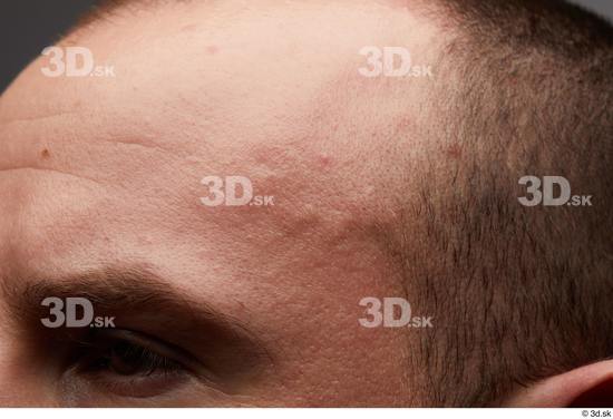 Face Man White Slim Face Skin Textures