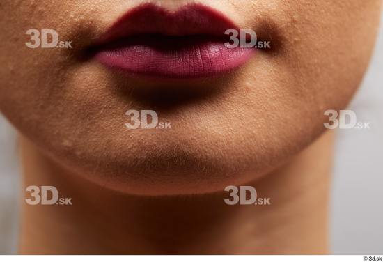 Face Mouth Skin Woman White Slim Studio photo references