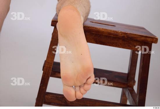 Foot Man White Nude Slim Studio photo references