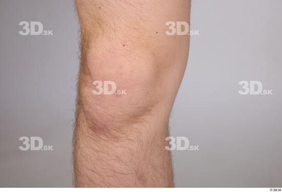 Knee Man White Nude Slim Studio photo references