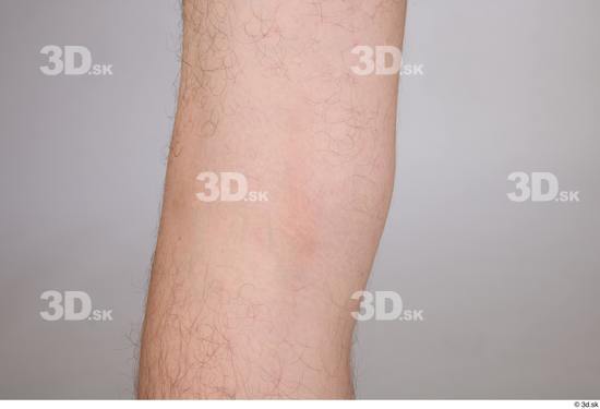 Knee Man White Nude Slim Studio photo references