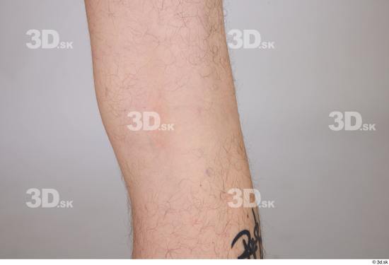 Knee Man White Nude Slim Studio photo references