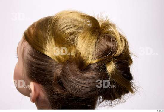 Hair Woman White Slim