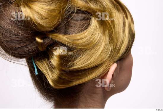 Hair Woman White Slim