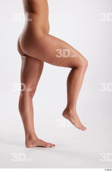 Leg Woman White Nude Slim Studio photo references