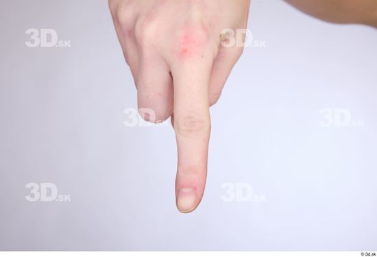 Fingers Woman White Slim Studio photo references