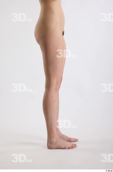 Leg Woman White Nude Slim Studio photo references