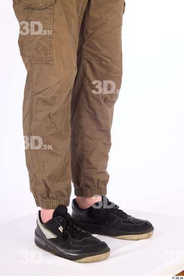 Calf Man White Casual Shoes Pants Athletic Average Studio photo references