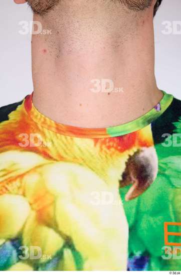 Upper Body Man White Casual Average Parrot Studio photo references