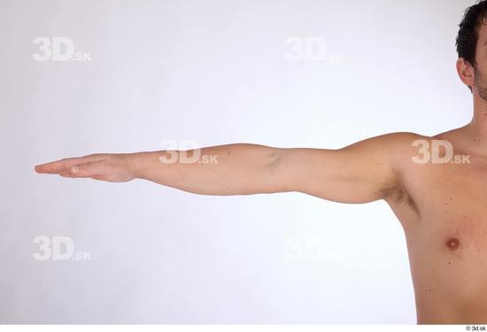 Arm Man White Nude Average Studio photo references