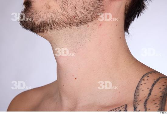 Neck Man White Average Studio photo references