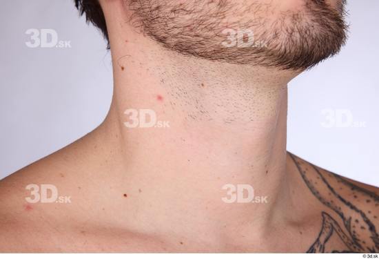 Neck Man White Average Studio photo references