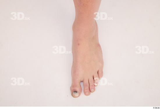 Foot Man White Nude Average Studio photo references