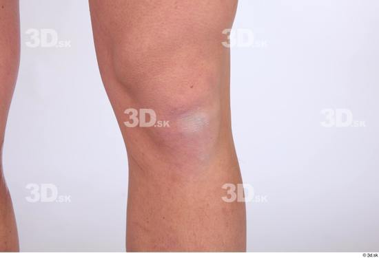 Knee Man White Nude Average Studio photo references