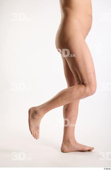 Leg Man White Nude Average Studio photo references