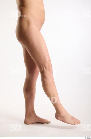 Leg Man White Nude Average Studio photo references