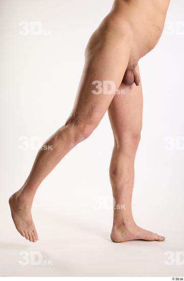 Leg Man White Nude Average Studio photo references