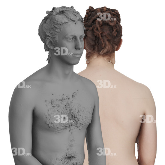 Head Man White 3D Groom Raw