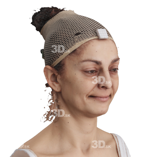 Head Woman 3D Phonemes And Emotions Arab