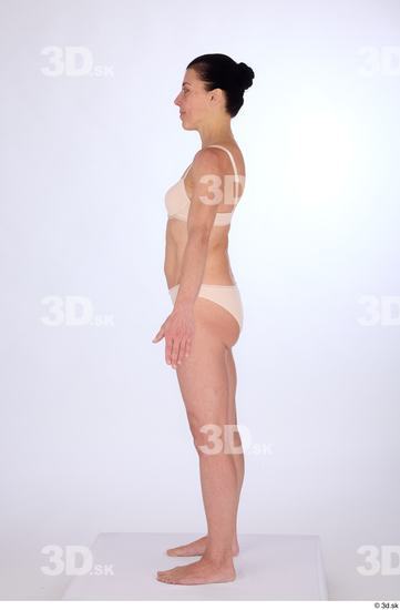 Whole Body Woman White Athletic Standing Studio photo references