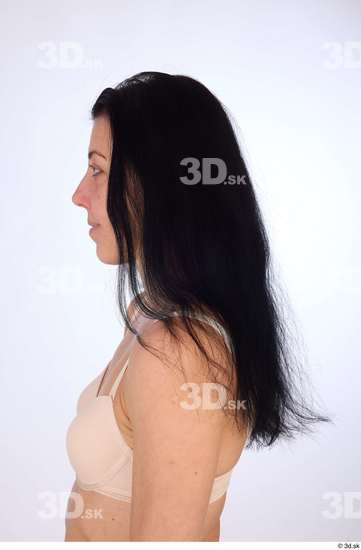 Head Hair Woman White Athletic Studio photo references