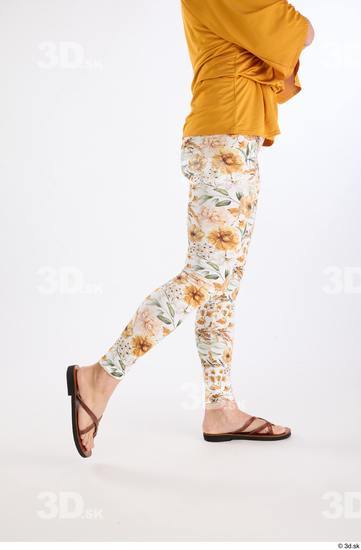 Leg Woman White Casual Athletic Leggings Studio photo references